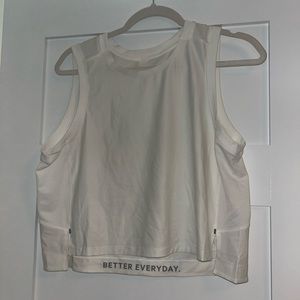lululemon white tank